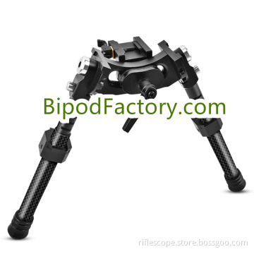 Quick Detachable Tactical LRA Light Carbon Fiber Bipod for 20mm Picatinny Rail